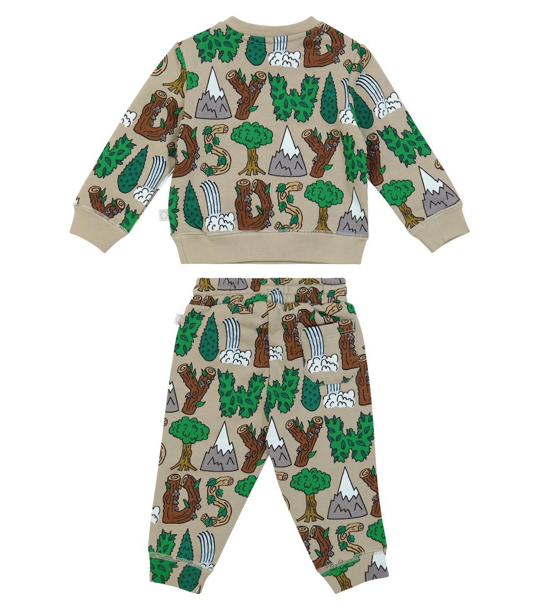 Baby printed cotton jersey tracksuit | Stella McCartney Kids