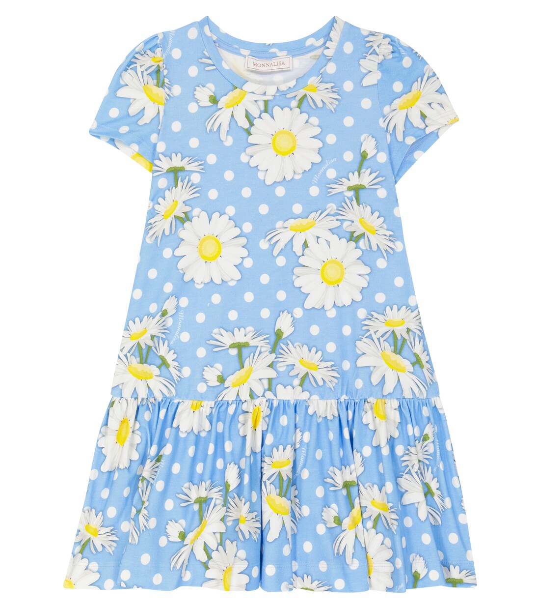 Robe à fleurs et pois | Monnalisa