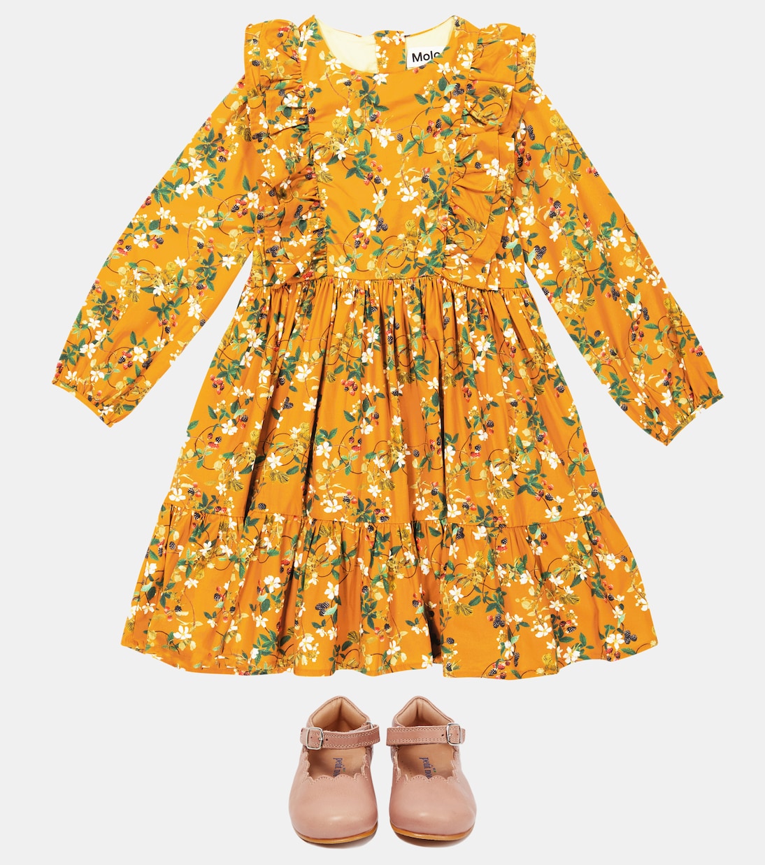 Robe Clea en coton mélangé à fleurs | Molo