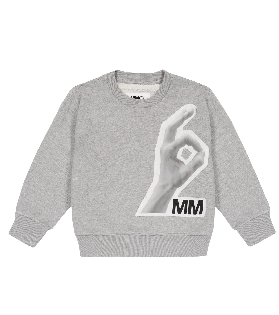 Sudadera de algodón estampada | MM6 Maison Margiela Kids