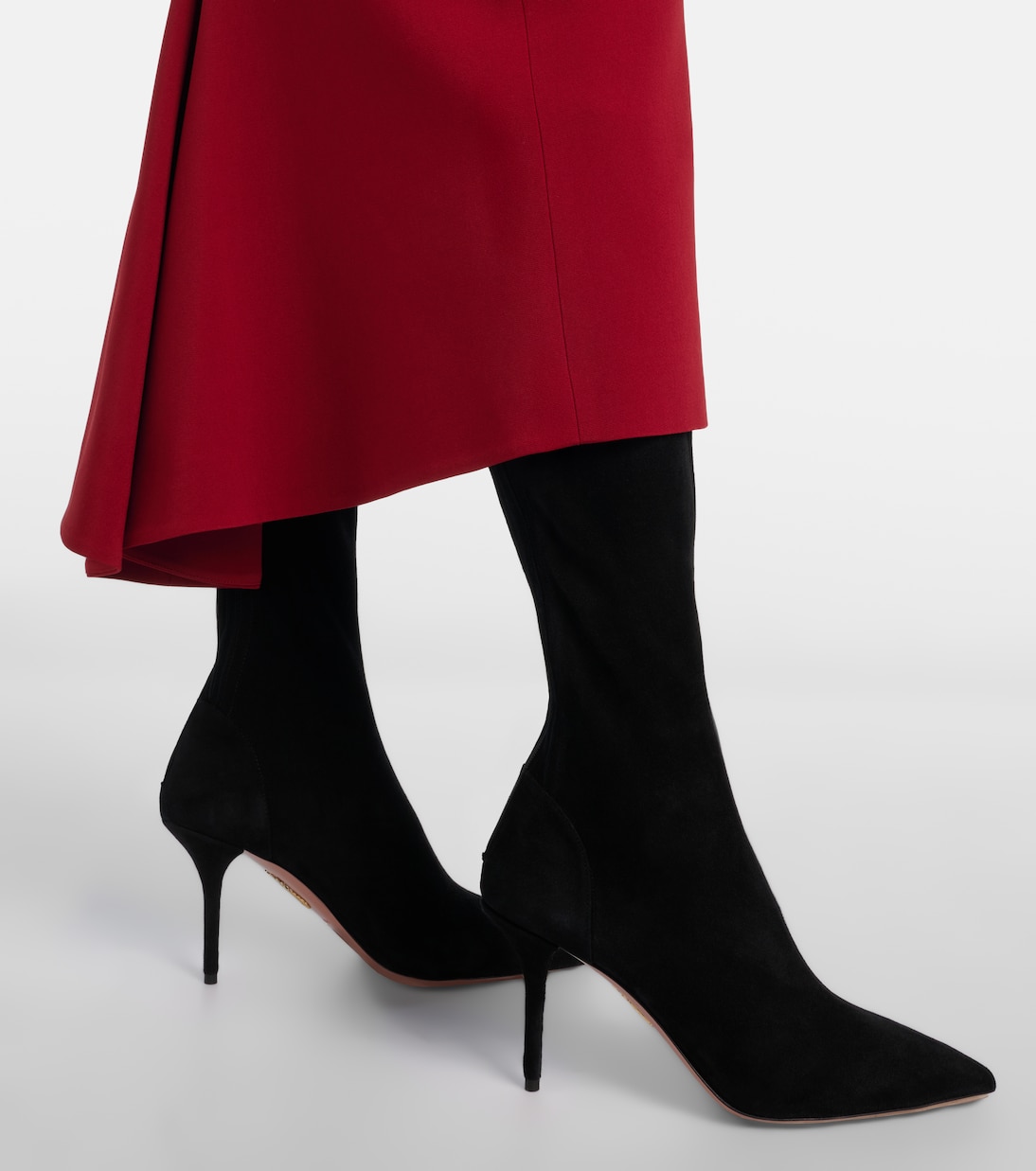 Saint Honore 85 suede boots | Aquazzura