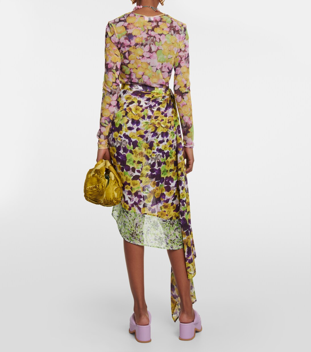Printed midi skirt | Dries Van Noten