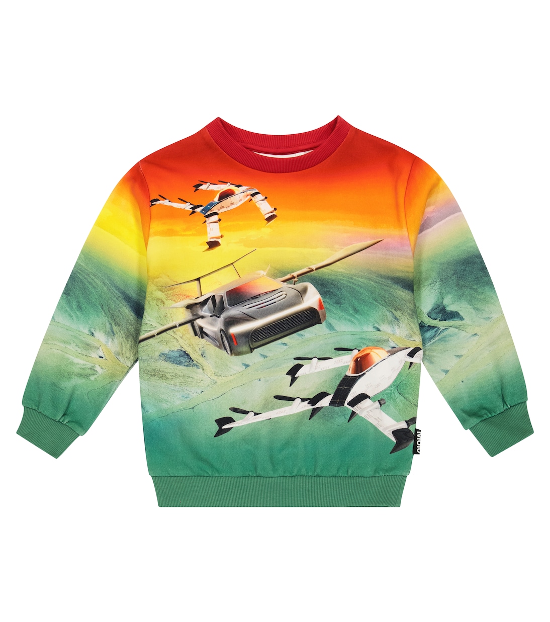 Miksi printed cotton sweatshirt | Molo