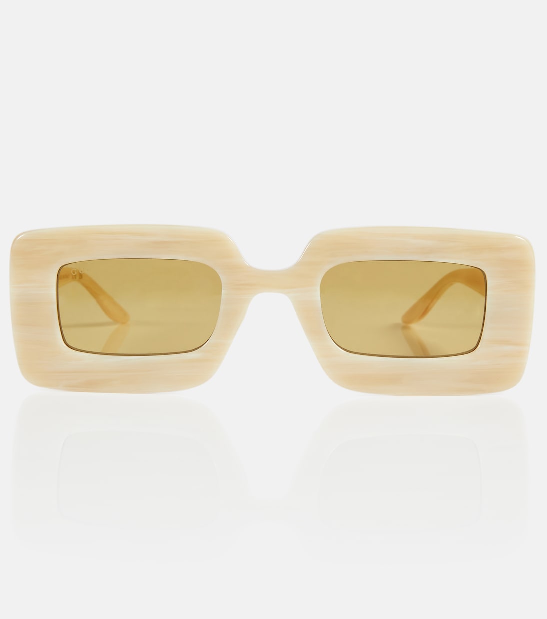 Gafas de sol rectangulares con Interlocking G | Gucci