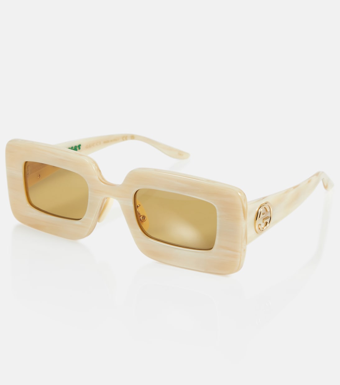 Gafas de sol rectangulares con Interlocking G | Gucci