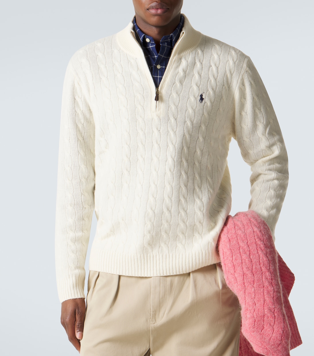 Cable-knit wool and cashmere sweater | Polo Ralph Lauren