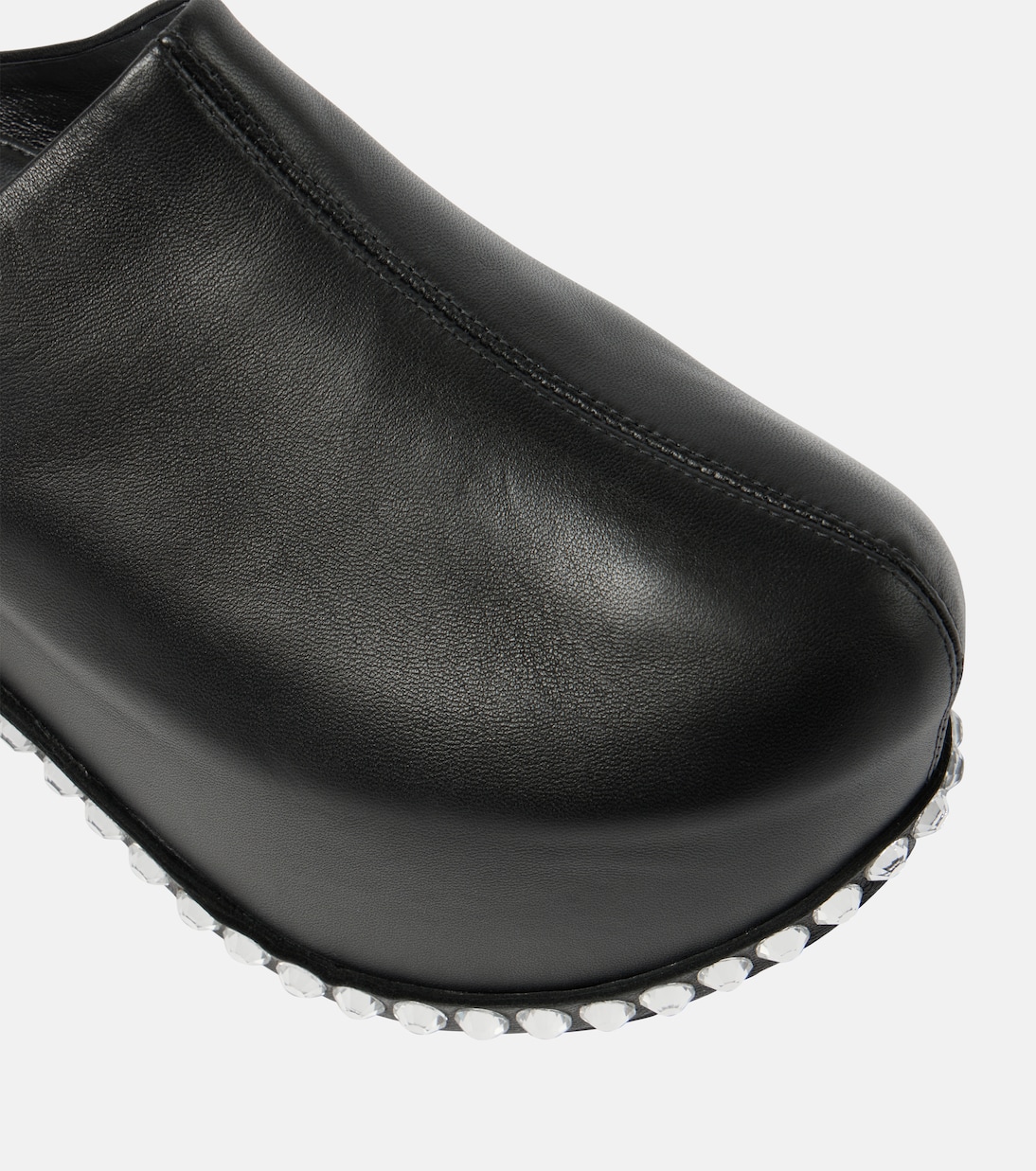 X Sergio Rossi Clogs Bomb aus Leder | Area