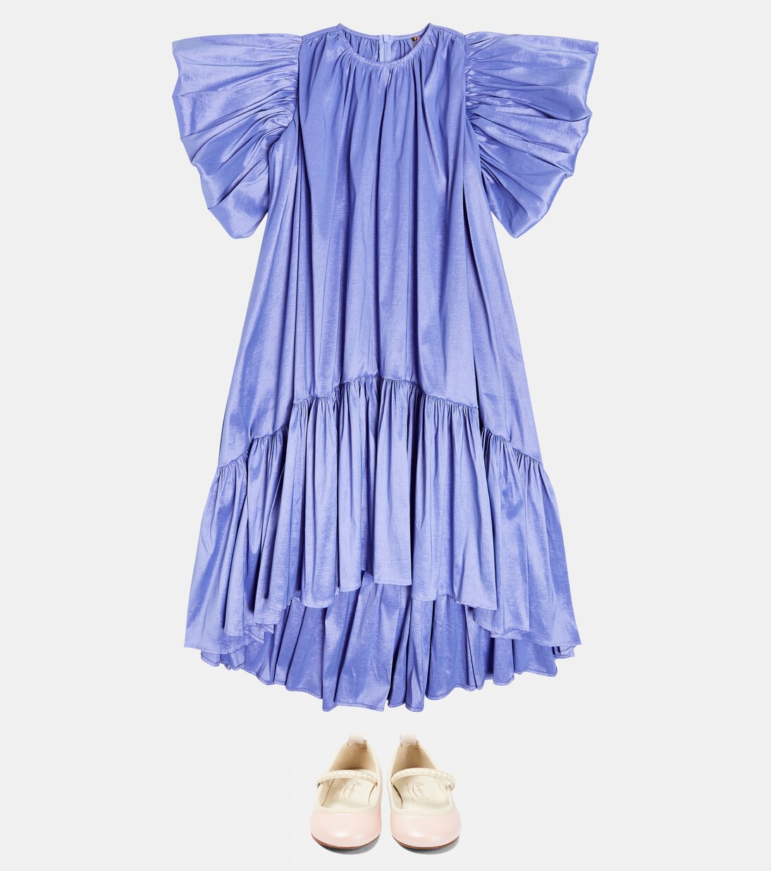 Ruffled tafta dress | Caroline Bosmans