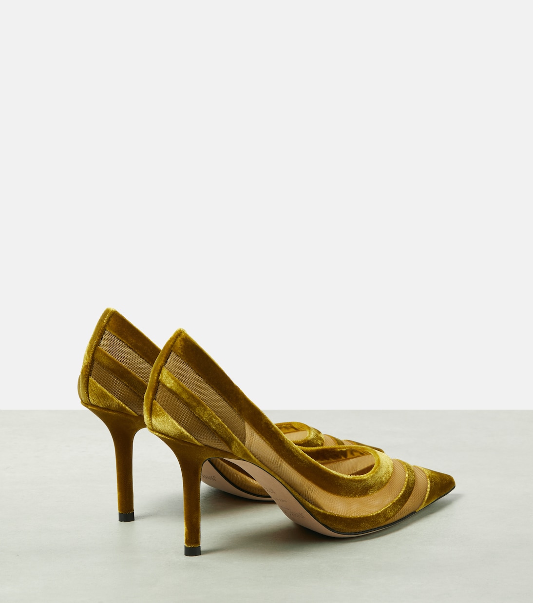 Love 85 velvet-trimmed pumps | Jimmy Choo