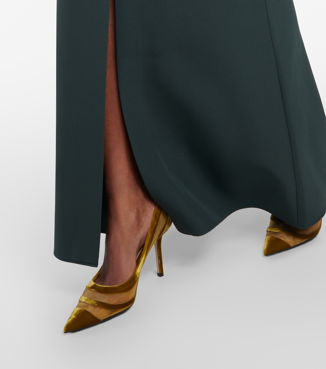 Love 85 velvet-trimmed pumps | Jimmy Choo