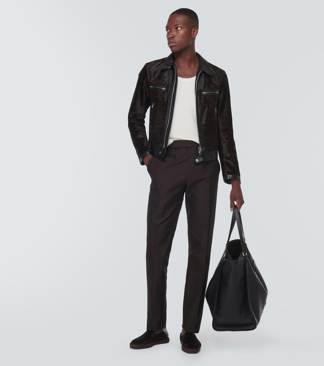 Alpargatas con estampado de leopardo | Tom Ford