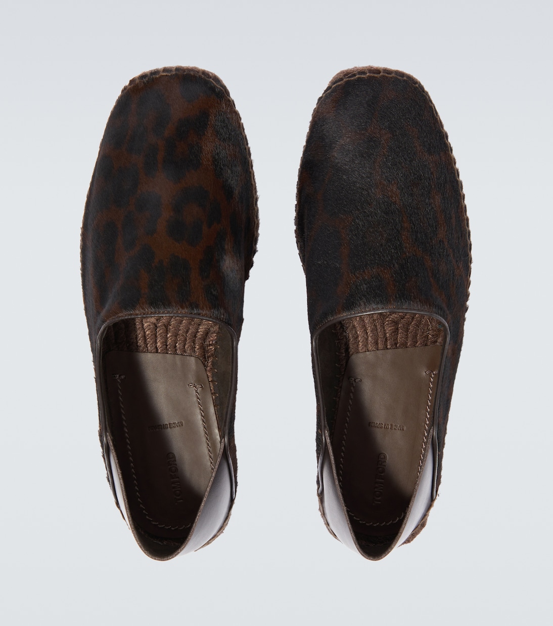 Alpargatas con estampado de leopardo | Tom Ford
