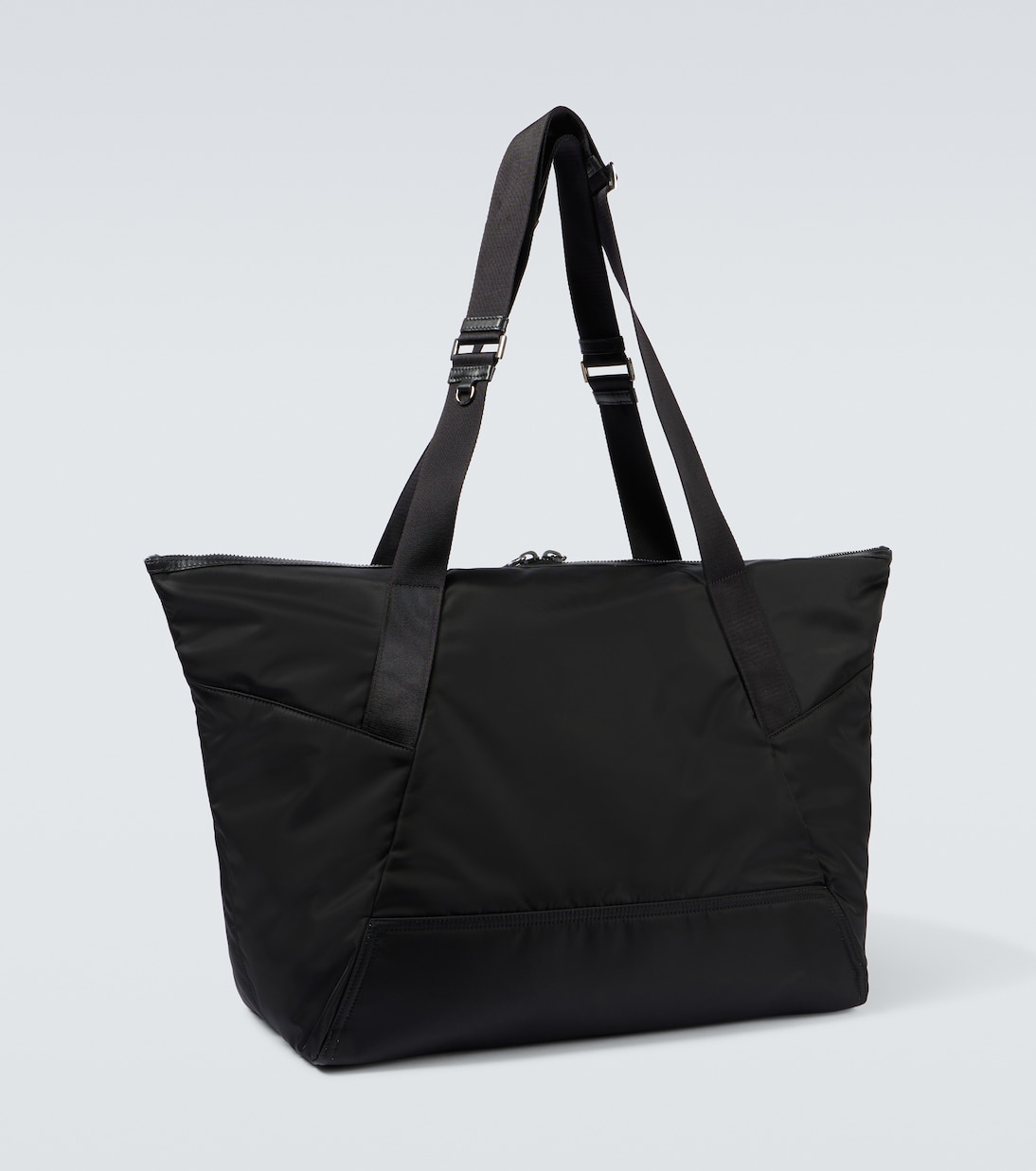 Re-Nylon leather-trimmed duffel bag | Prada