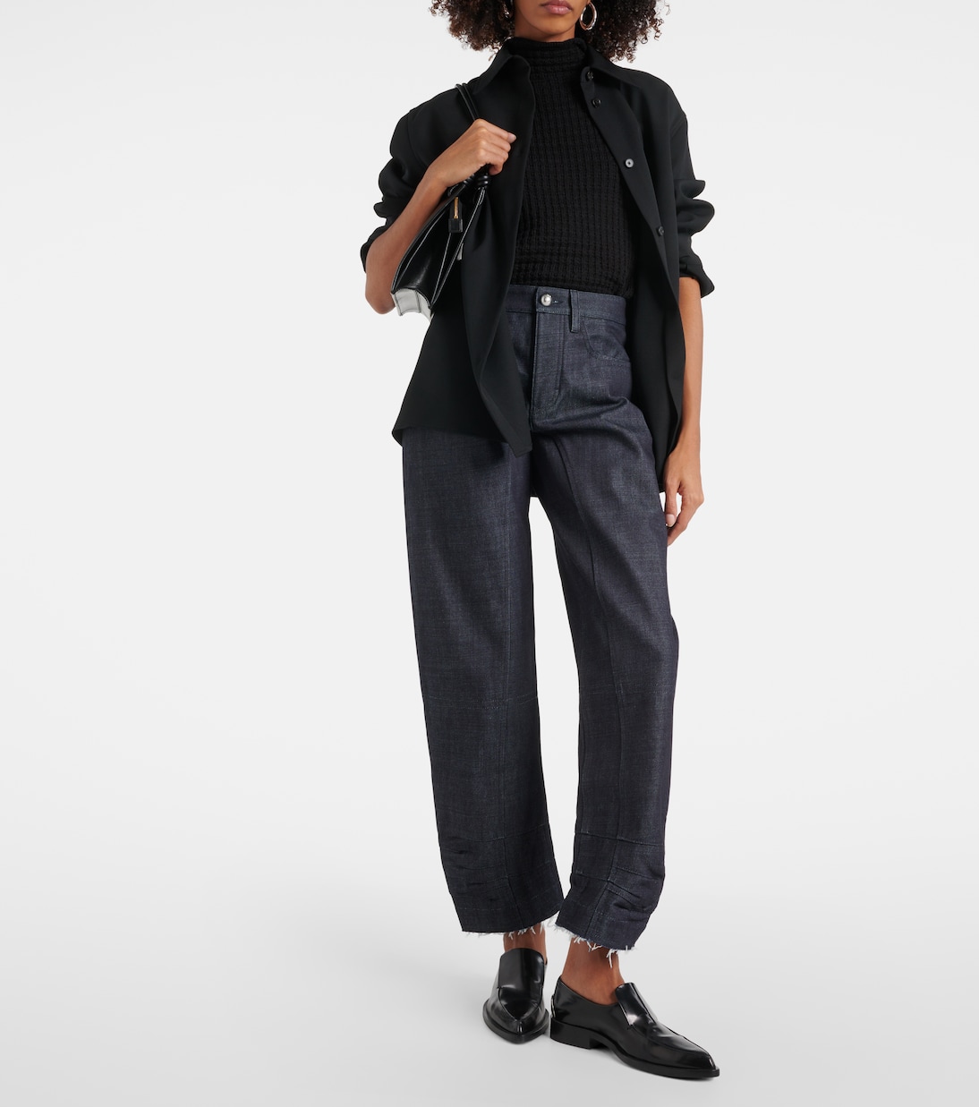 Mid-Rise Tapered Cropped Jeans | Jil Sander