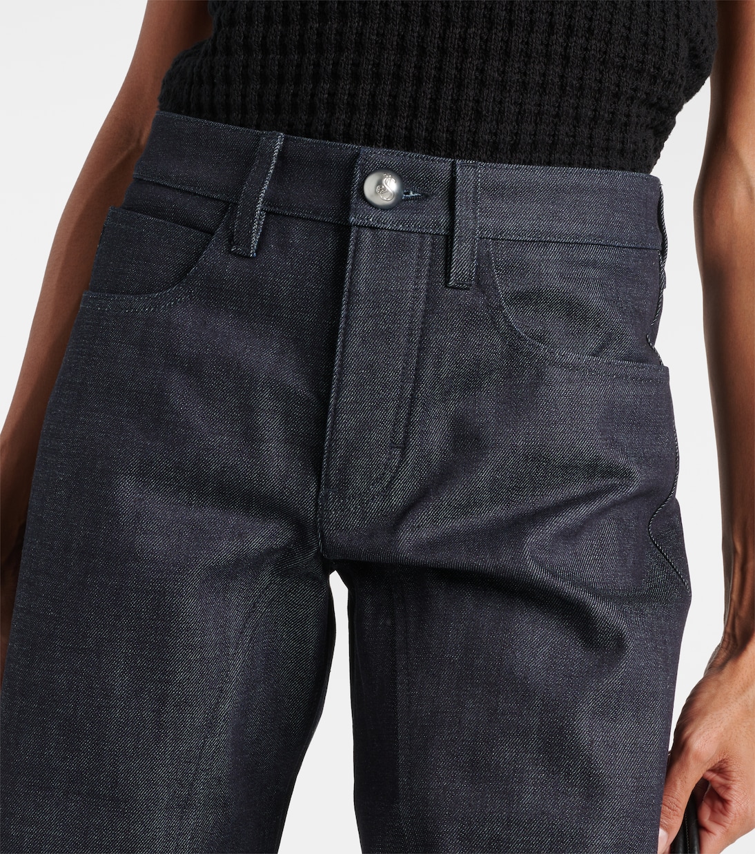 Mid-Rise Tapered Cropped Jeans | Jil Sander