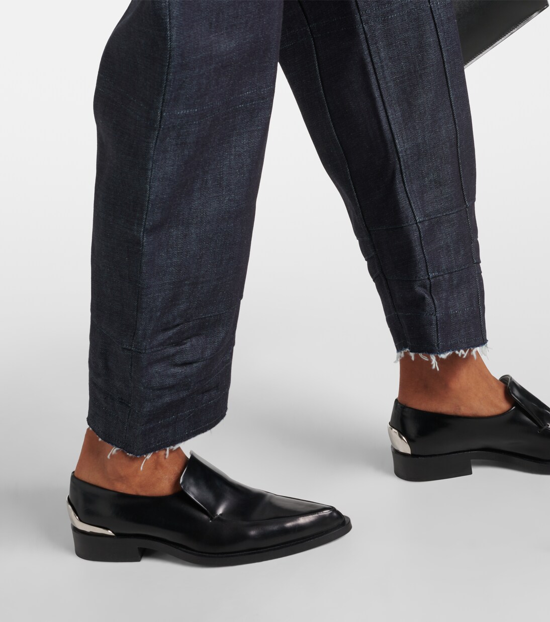 Mid-Rise Tapered Cropped Jeans | Jil Sander