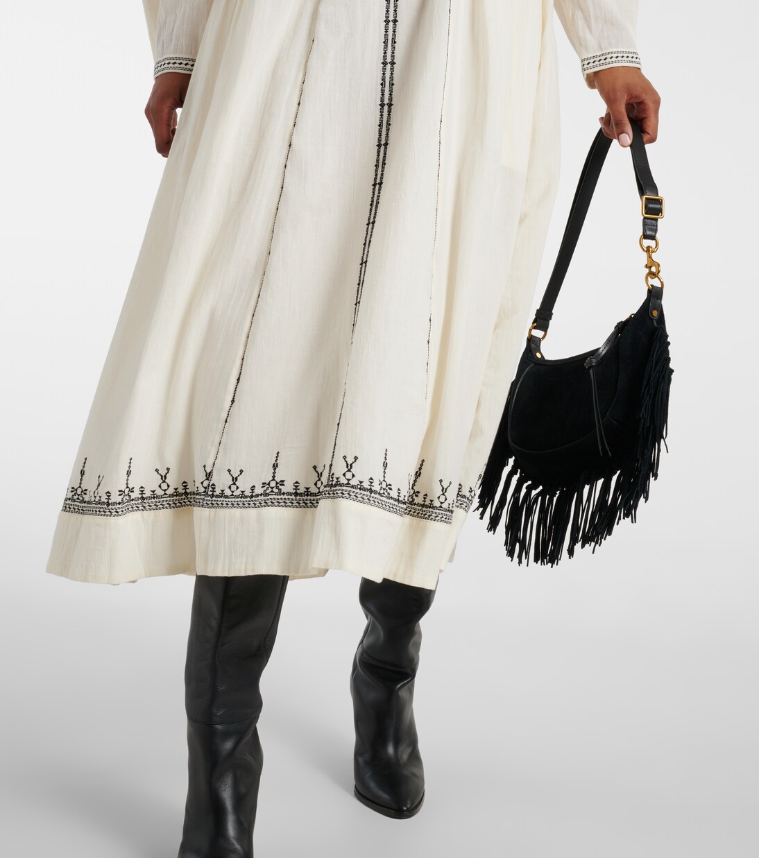 Besticktes Midikleid Pippa aus Baumwolle | Marant Etoile