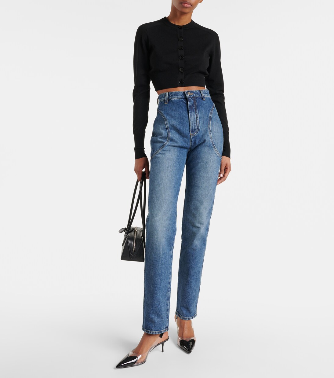 High-Rise Slim Jeans | Alaïa