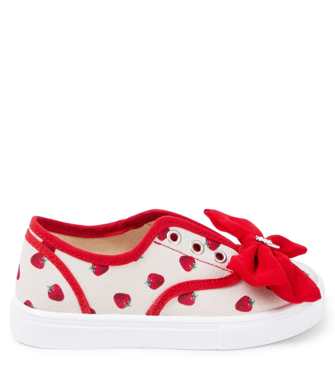 Bow-detail printed sneakers | Monnalisa