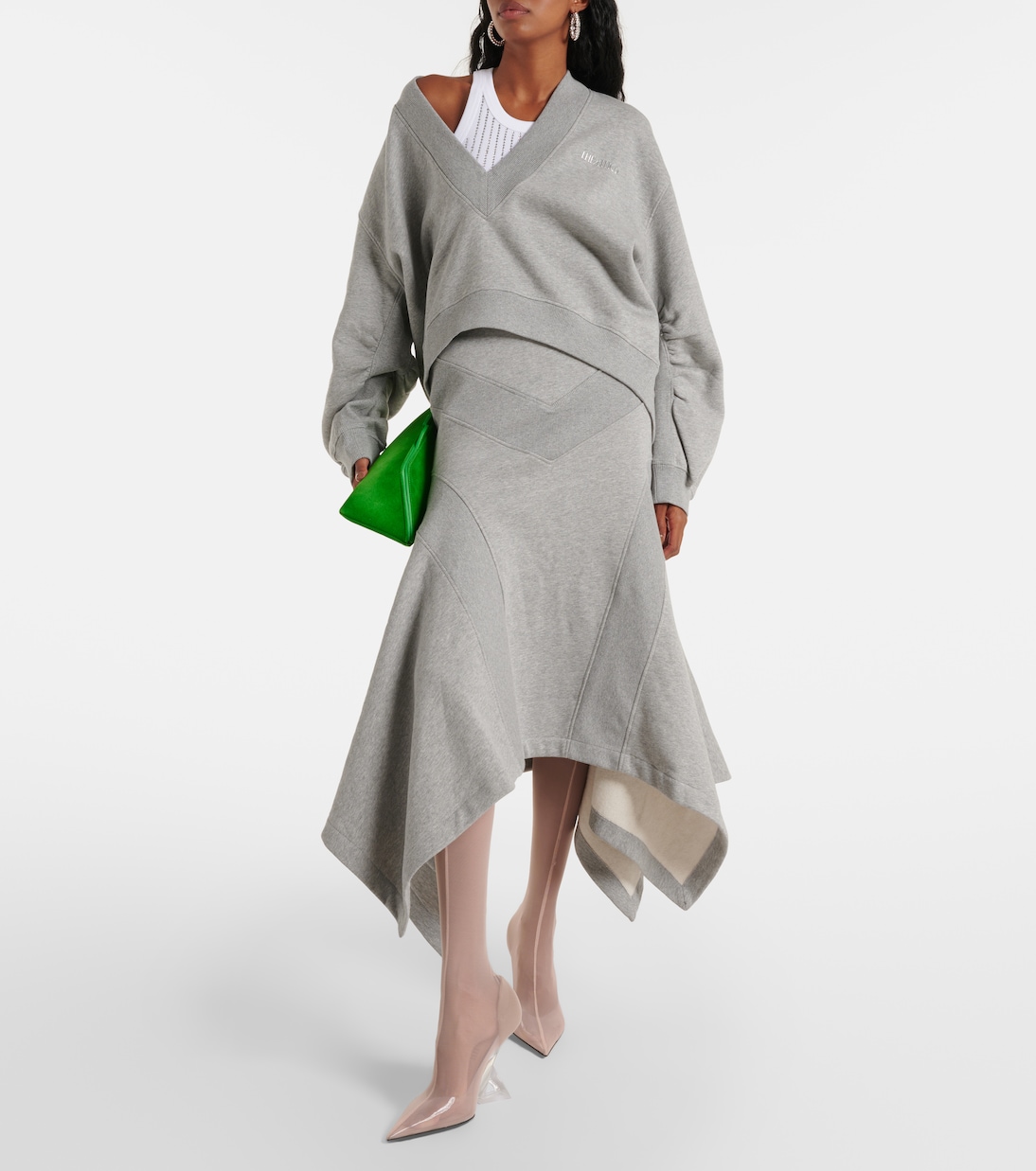 Cotton midi skirt | The Attico