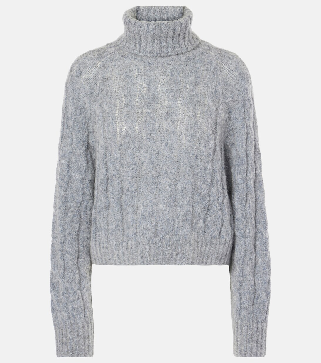 Rollkragenpullover aus Wolle und Mohair | Brunello Cucinelli