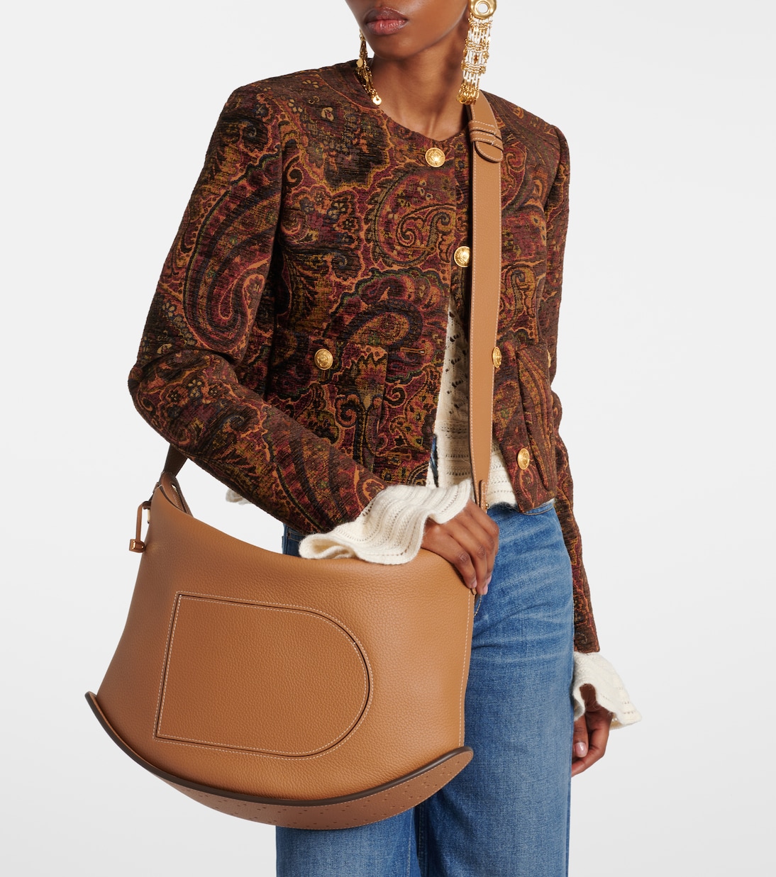 Sac Pin Swing XL en cuir | Delvaux