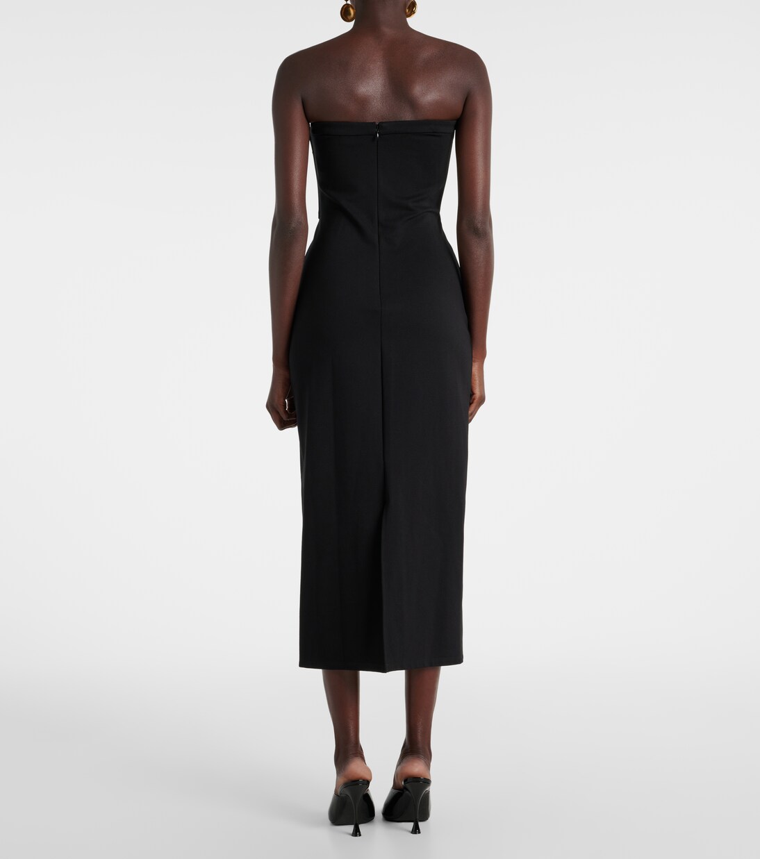 Robe midi bustier Beekman | Staud