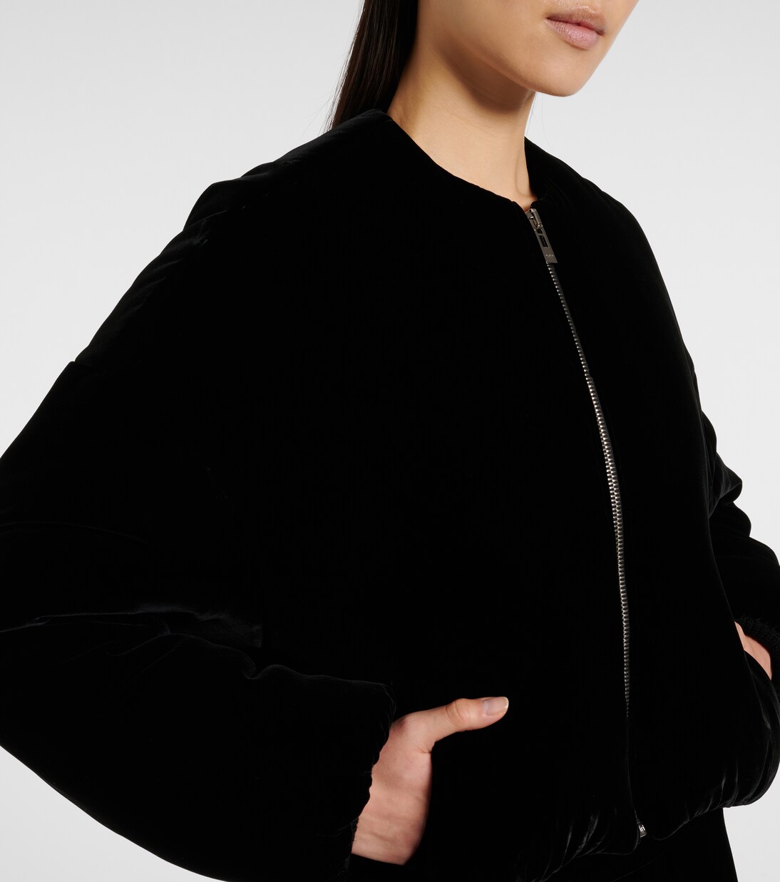 Velvet bomber jacket | Alaïa