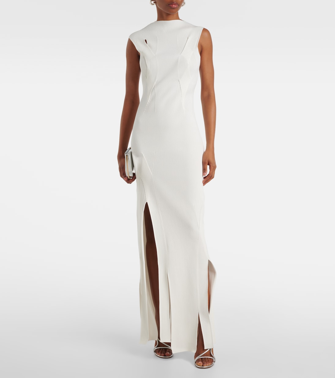 Robe aus Rippstrick | Victoria Beckham