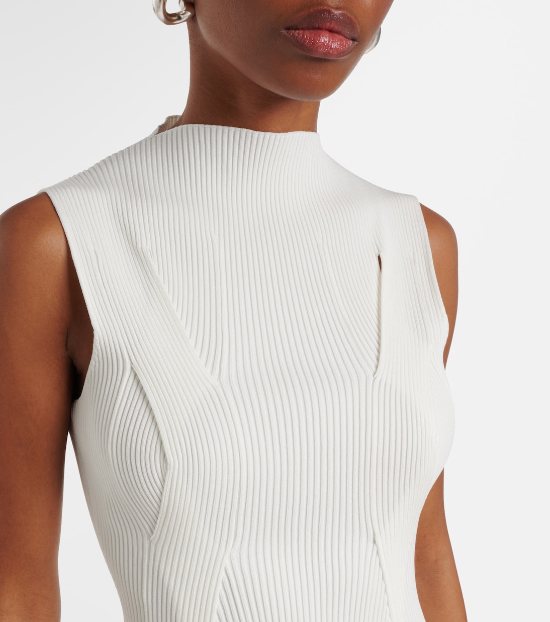 Robe aus Rippstrick | Victoria Beckham