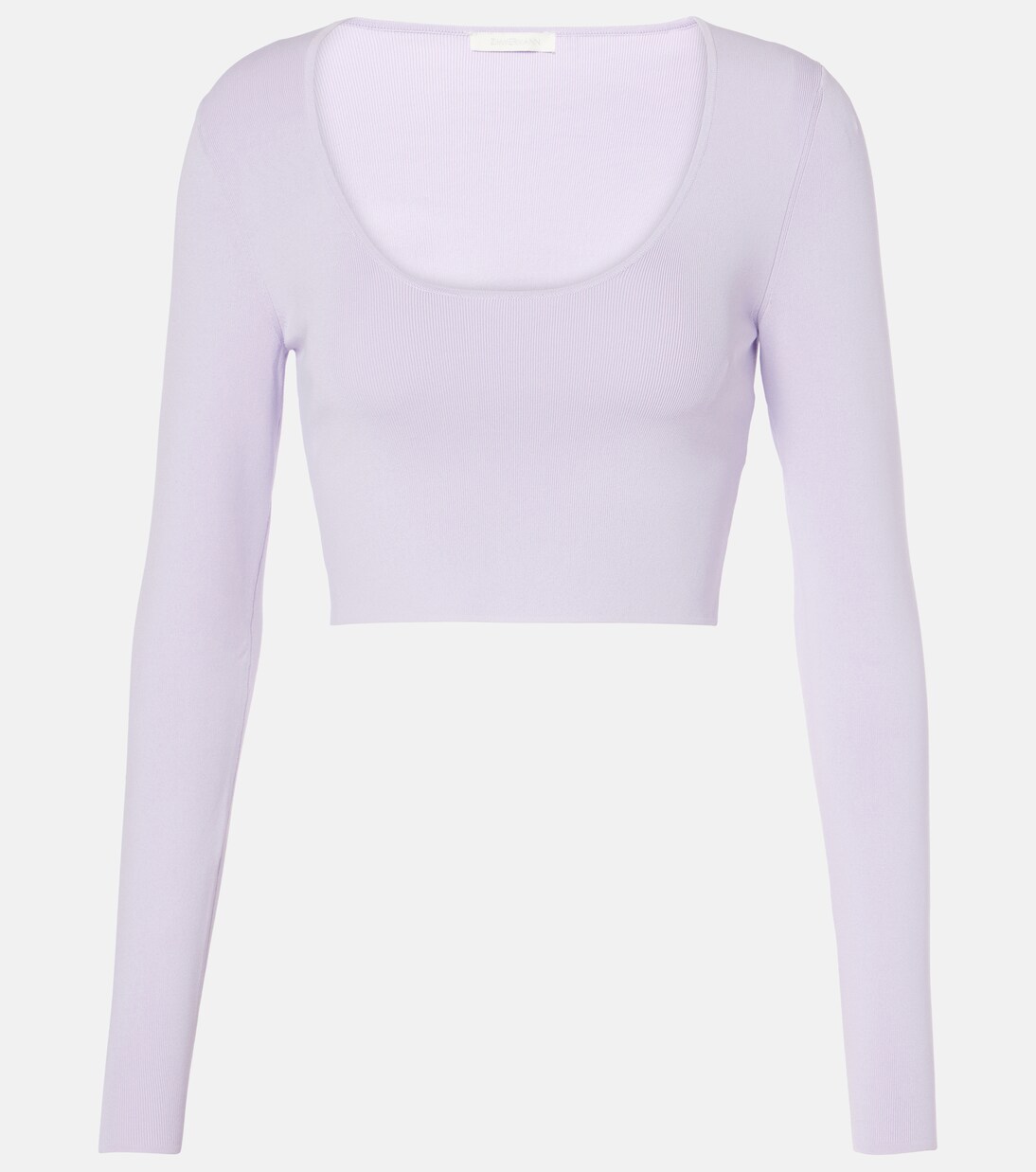 Acacia Knit Scoop ribbed-knit crop top | Zimmermann