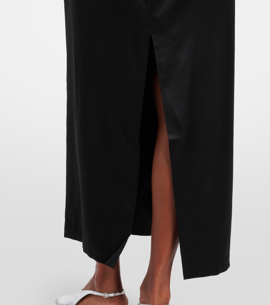 Robe midi Sonora Evening en soie mélangée | SIR