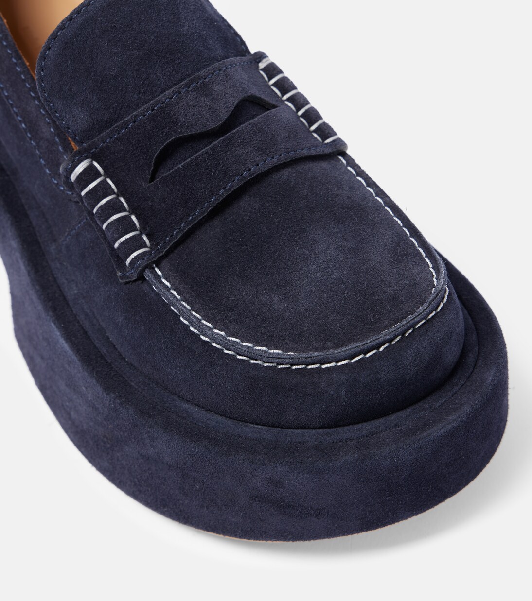 绒面革厚底便士乐福鞋 | JW Anderson