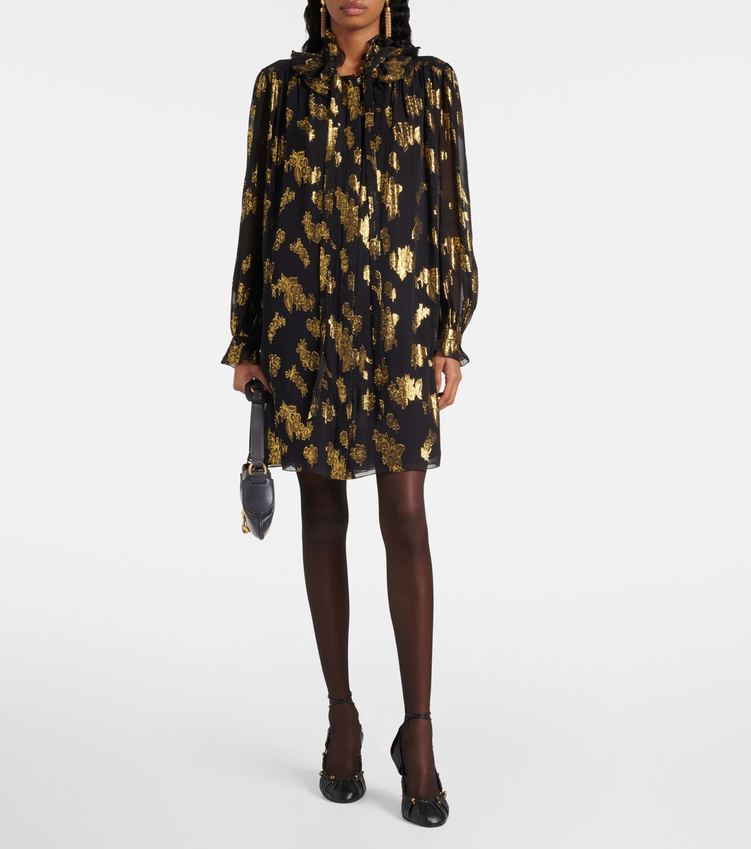 Minikleid aus einem Seidengemisch | Chloé