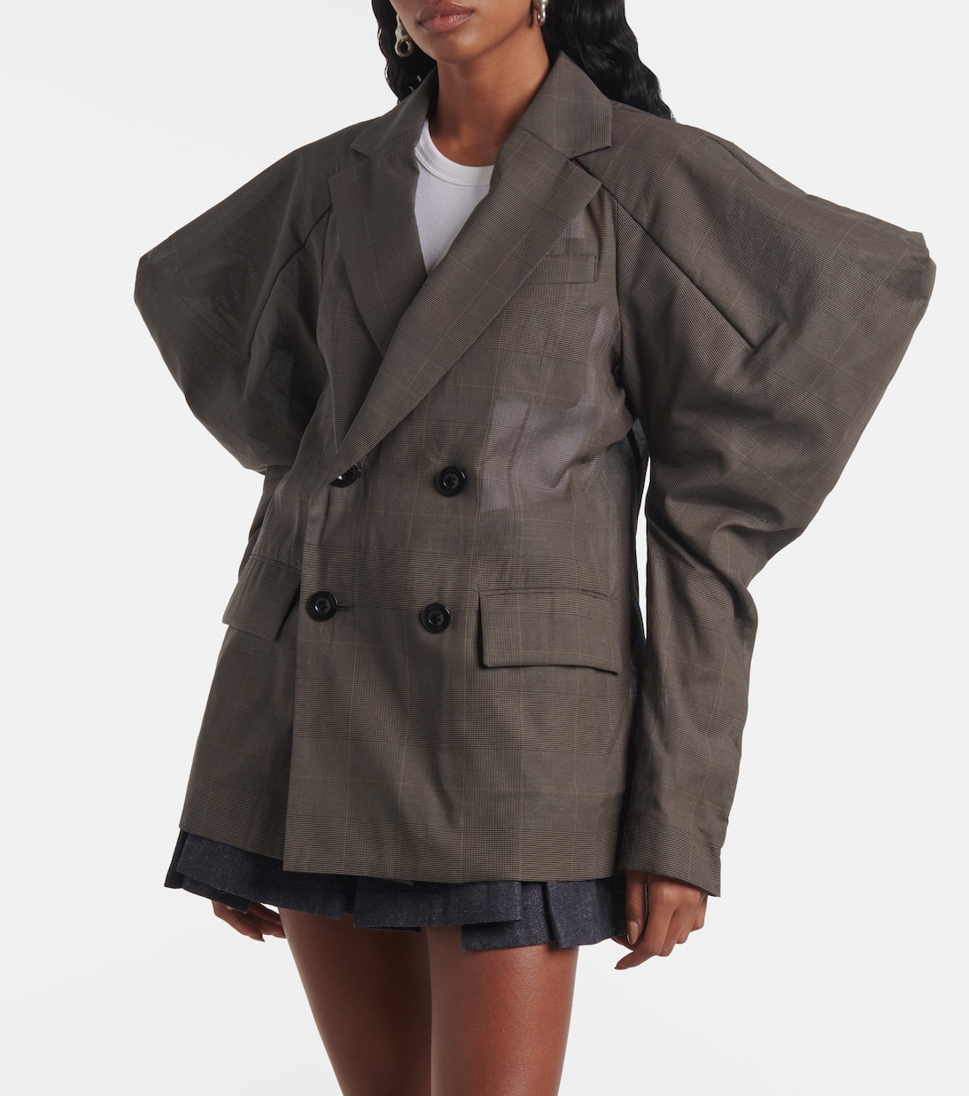 Blazer aus Baumwoll-Voile | Sacai