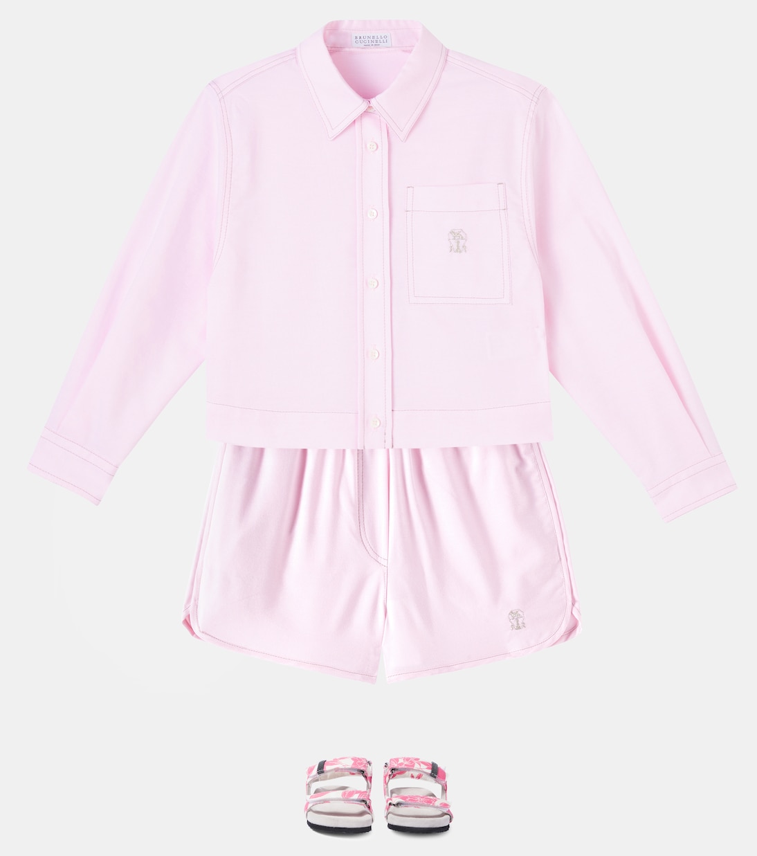 Cotton Bermuda shorts | Brunello Cucinelli Kids