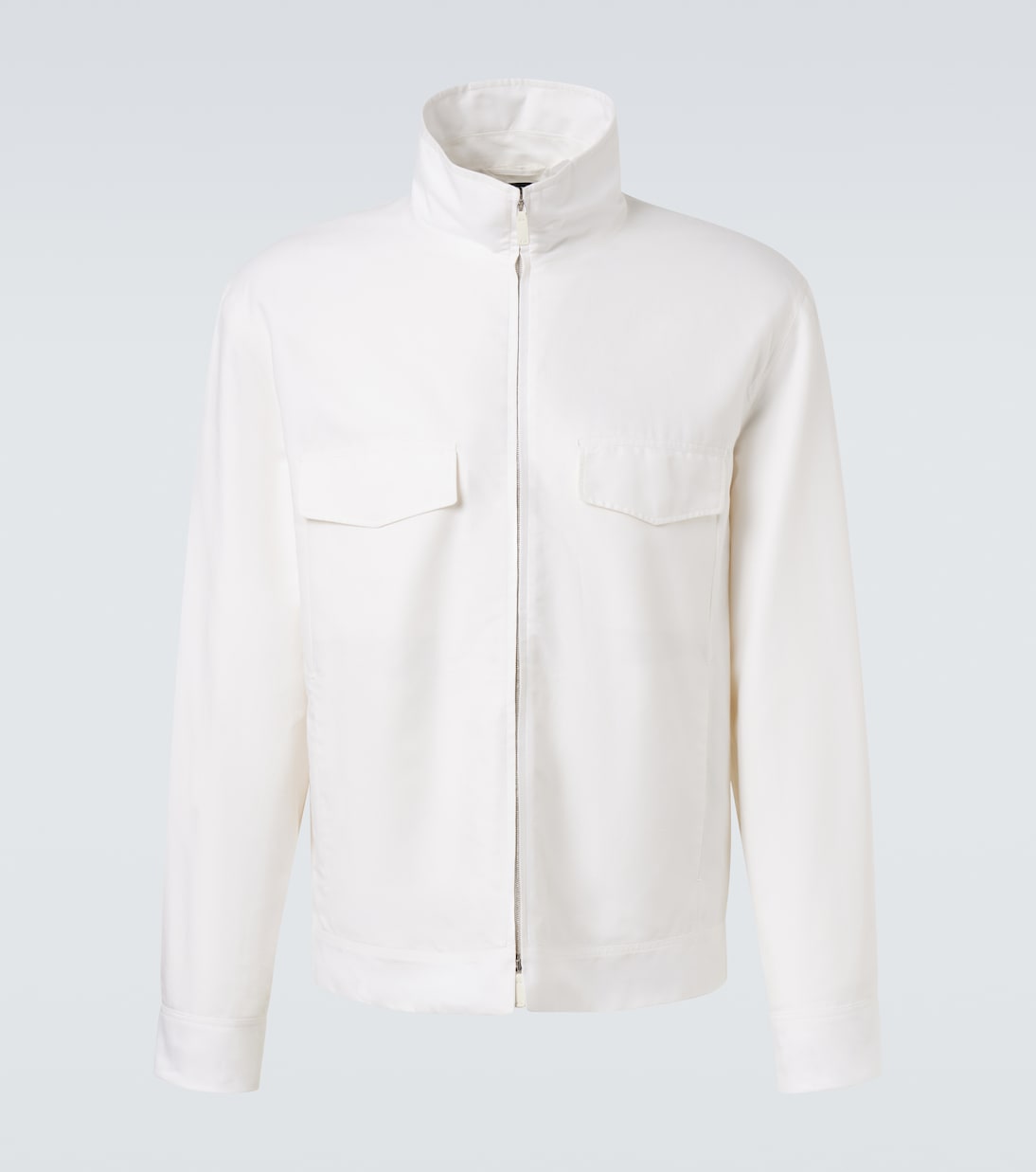 Cotton, linen, and silk jacket | Zegna