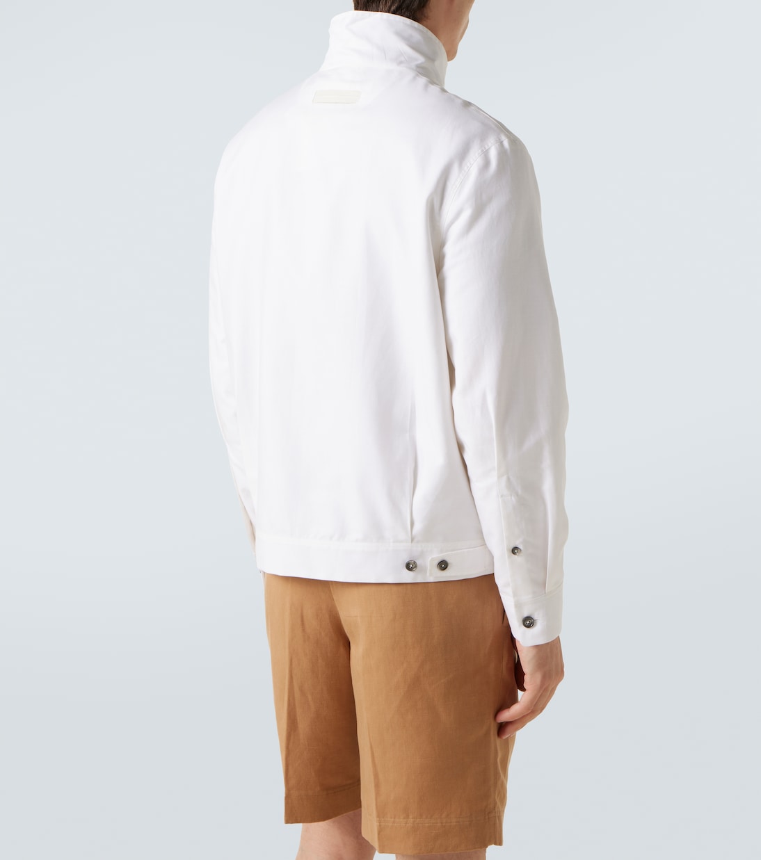 Cotton, linen, and silk jacket | Zegna