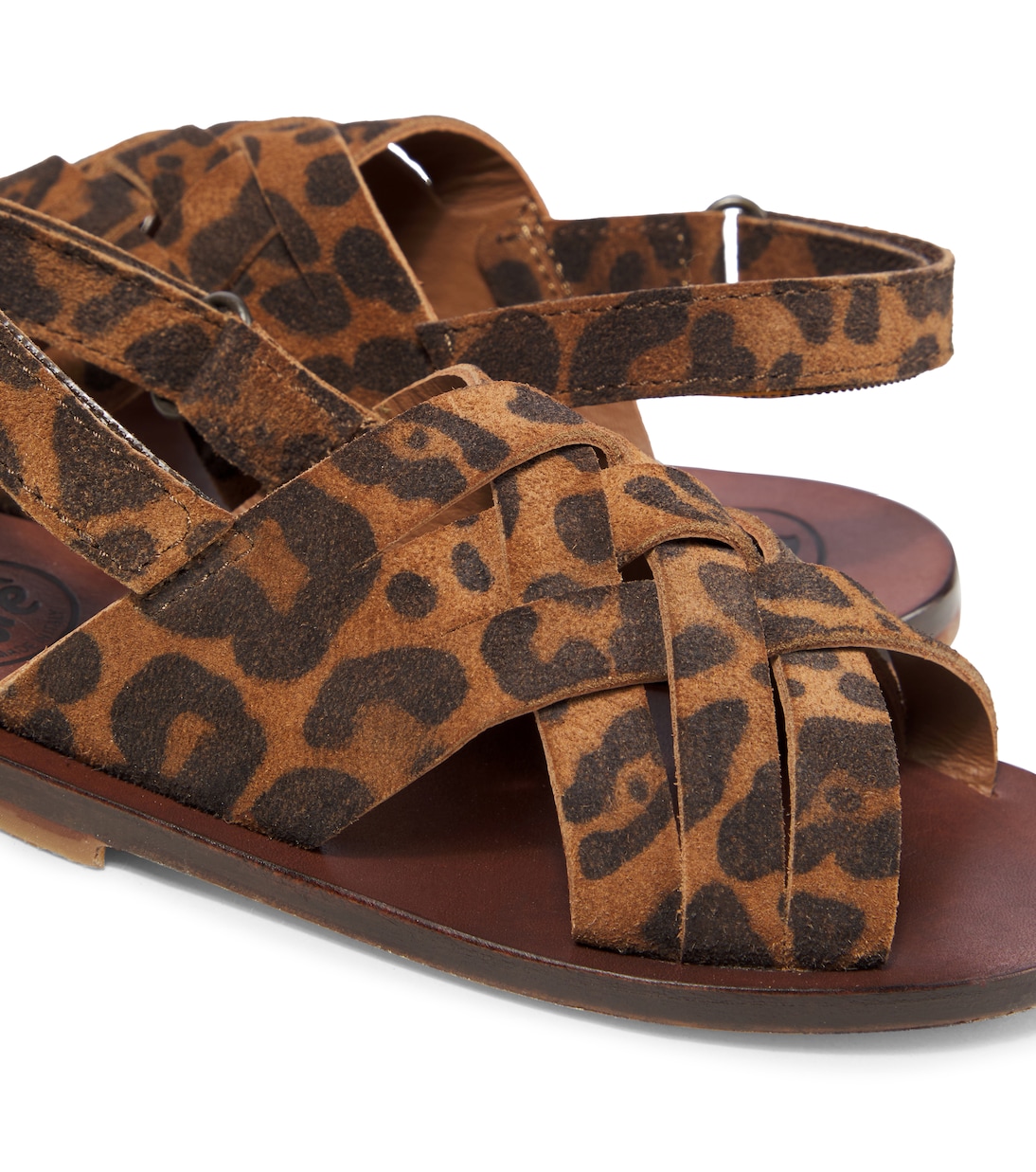 Sandalen aus Veloursleder | PèPè