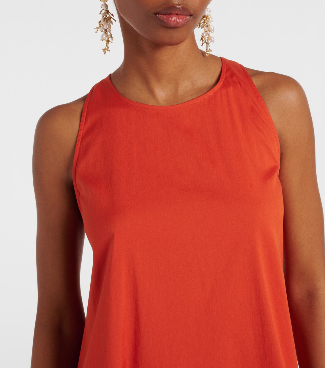 Romea cotton-blend poplin maxi dress | Max Mara