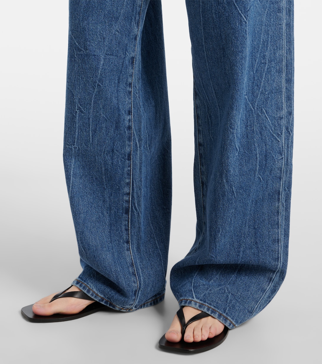 High-rise wide-leg jeans | Róhe