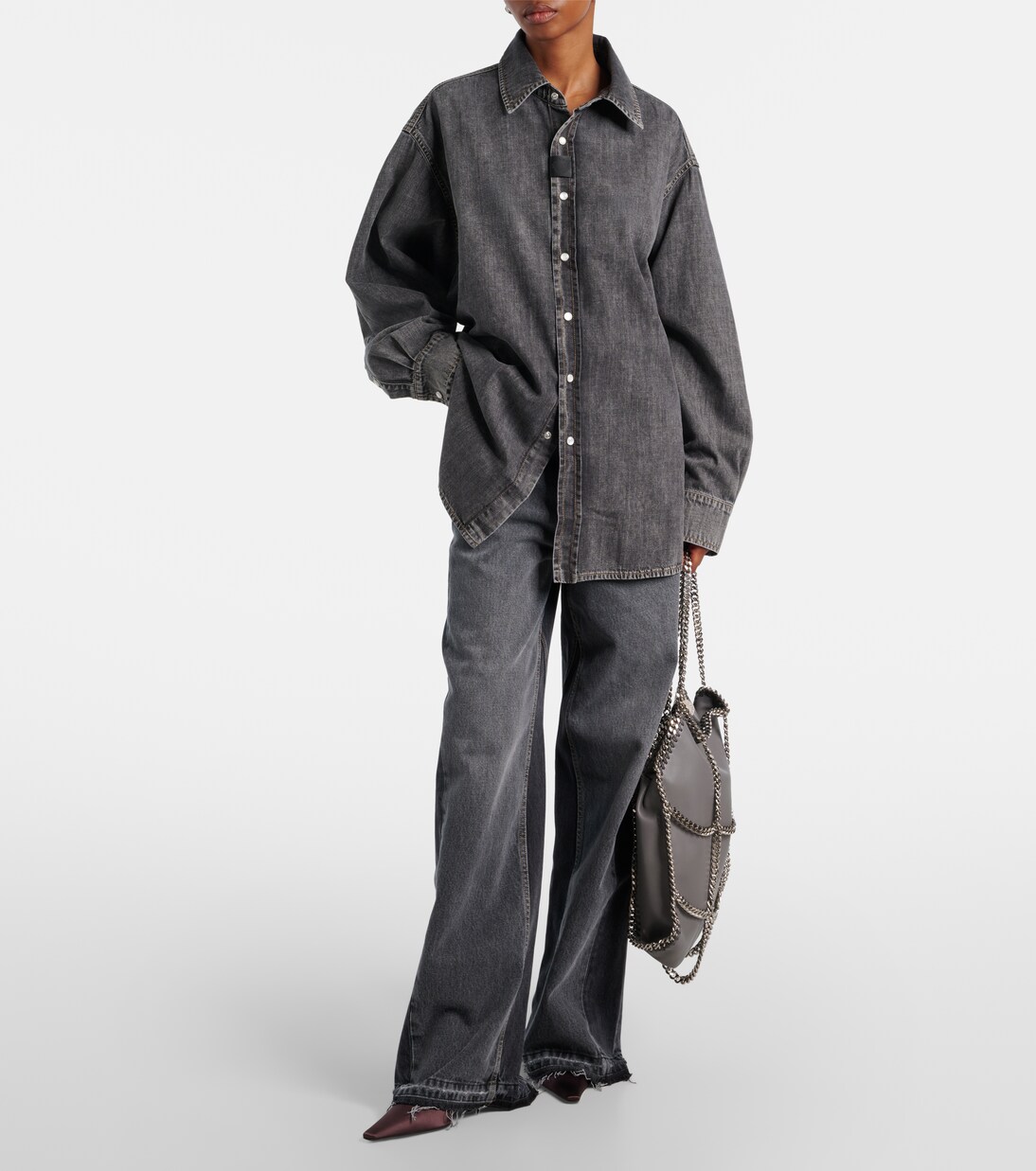 High-Rise Wide-Leg Jeans | Stella McCartney