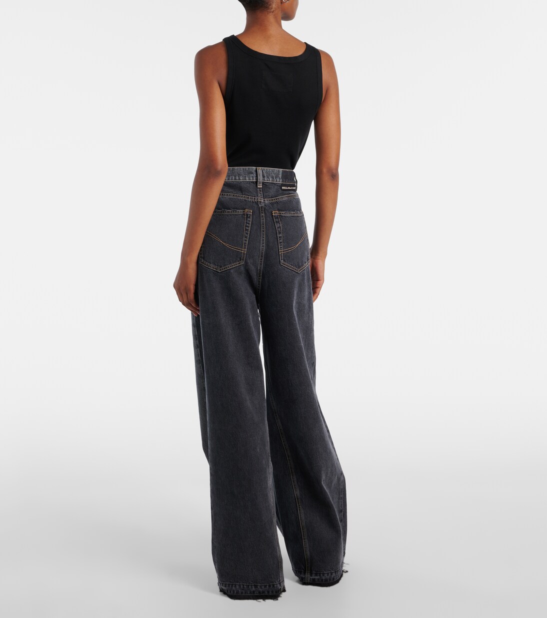 High-Rise Wide-Leg Jeans | Stella McCartney