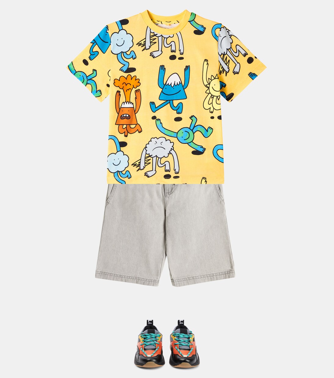 Baby printed cotton T-shirt | Stella McCartney Kids