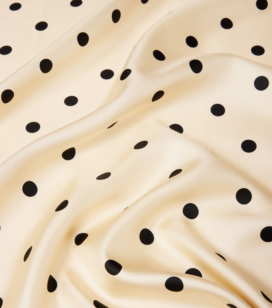 Chez Valentino polka-dot silk scarf | Valentino