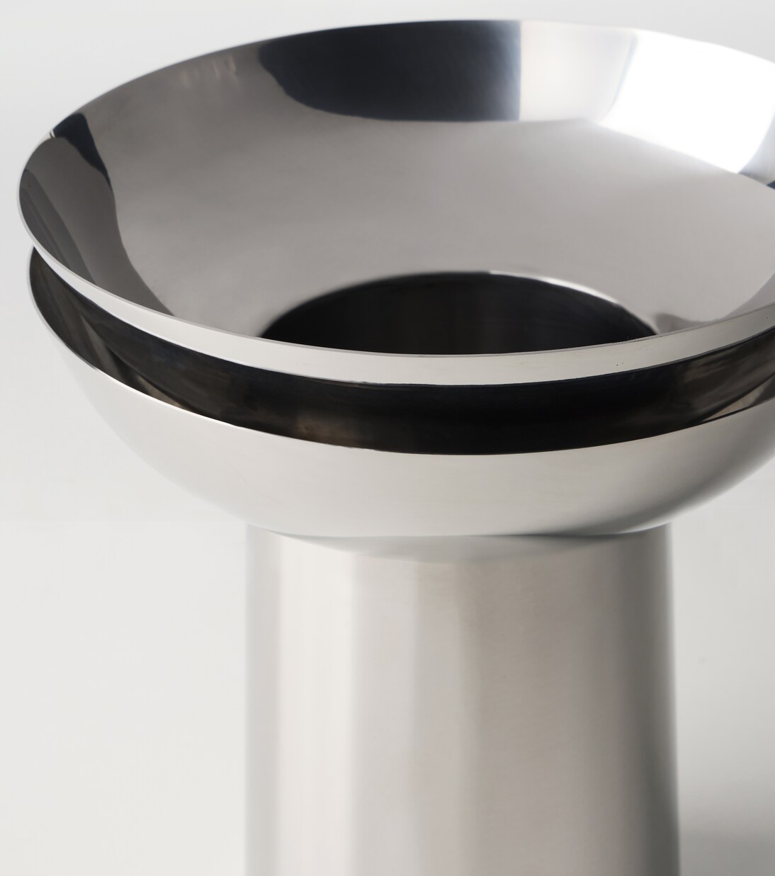 Fountain 02 stainless steel vase | Louise Roe