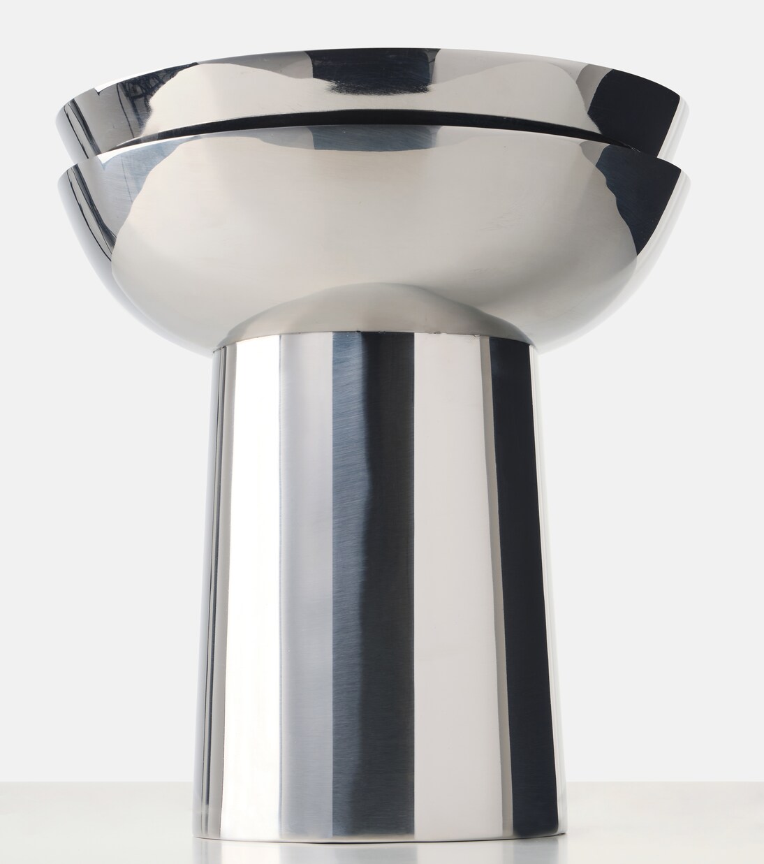 Fountain 02 stainless steel vase | Louise Roe