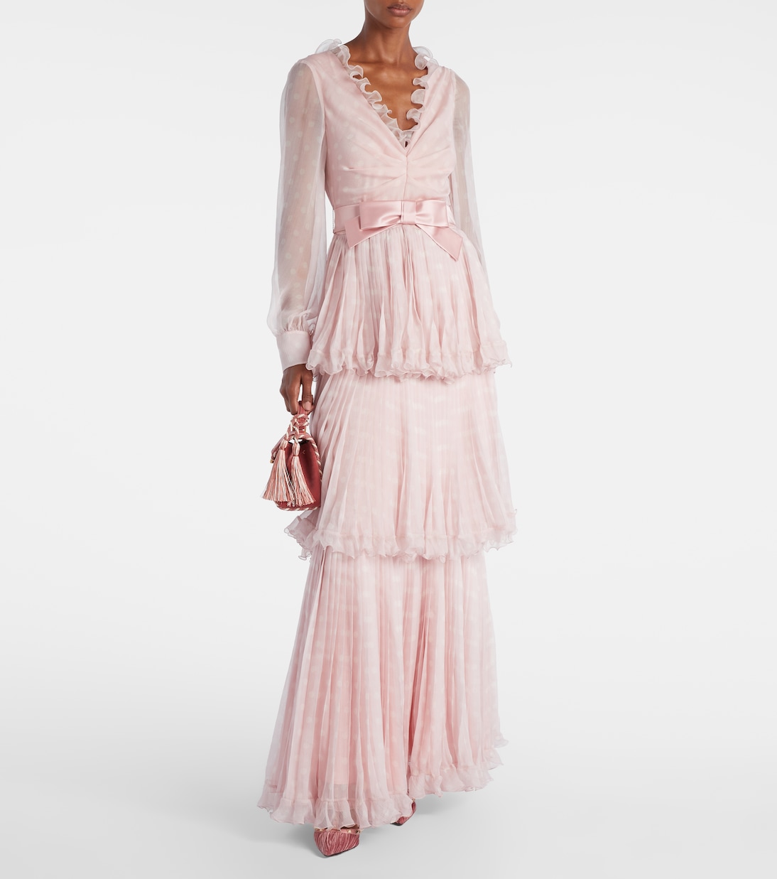 Escarpins Rockstud 100 en velours et cuir | Valentino Garavani