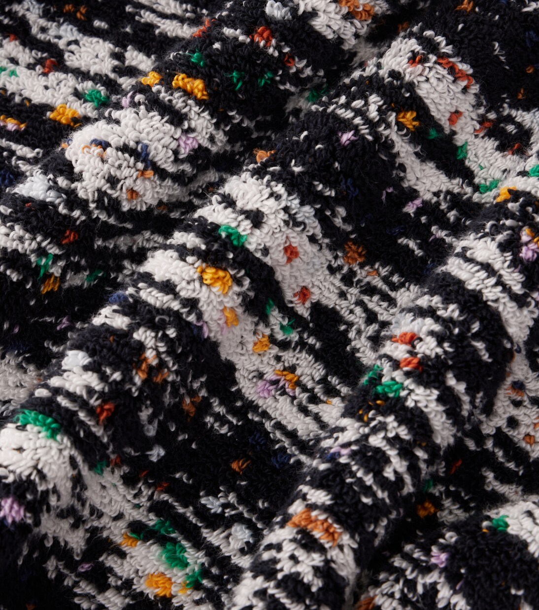 Twist space-dyed cotton terry beach towel | Missoni