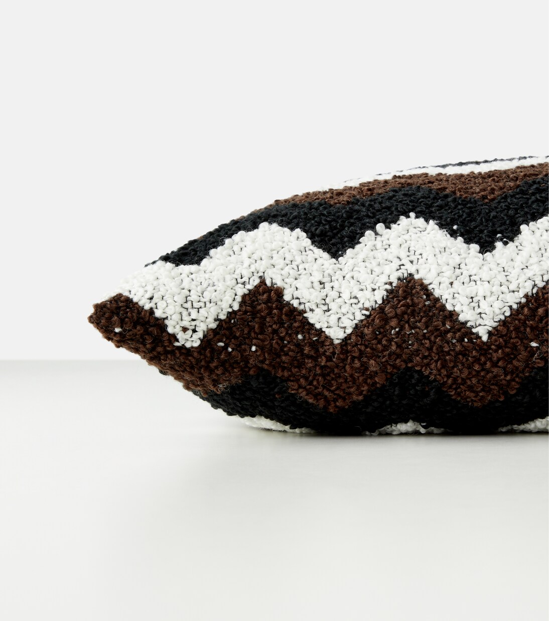 Cuscino Riccio a zig-zag in bouclé | Missoni